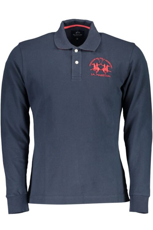 La Martina Elegant Long-Sleeved Polo – Contrast Detailing