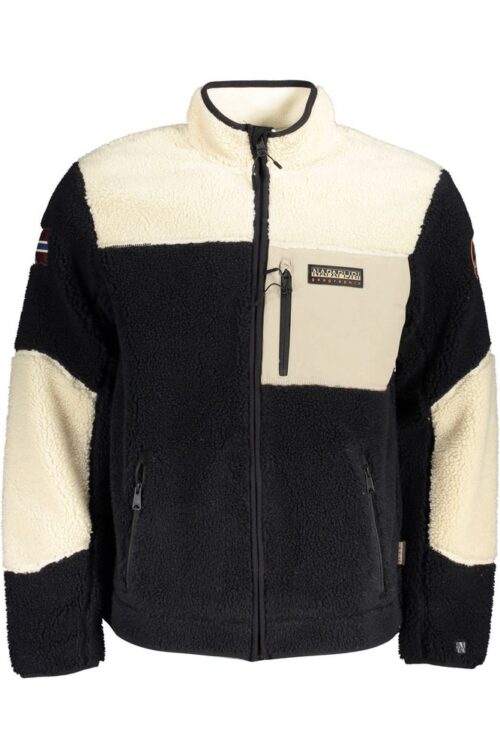Napapijri Sleek Contrast Zip Jacket with Logo Detail