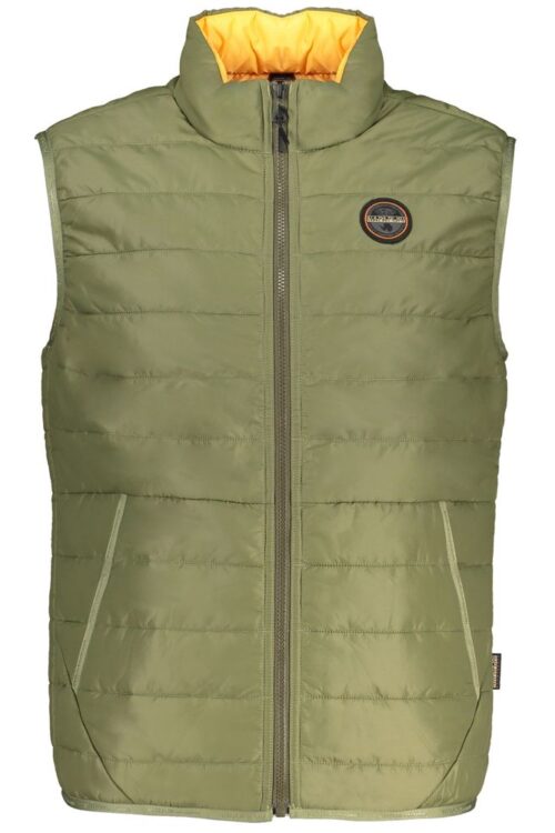 Napapijri Sleeveless Contrast Detail Zip Jacket