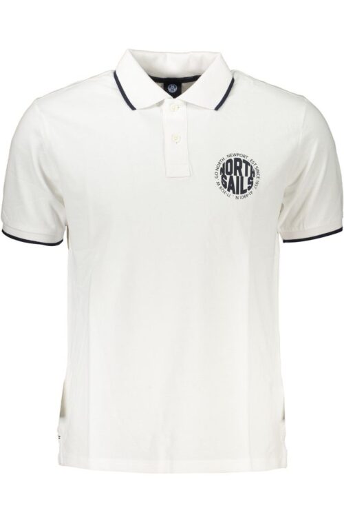 North Sails White Cotton Polo Shirt