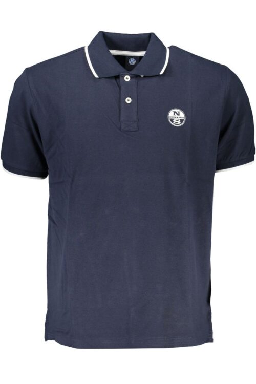 North Sails Blue Cotton Polo Shirt