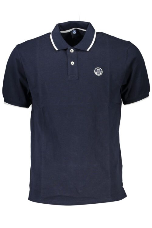 North Sails Blue Cotton Polo Shirt