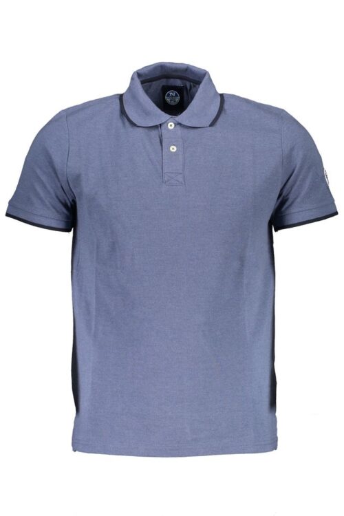 North Sails Elevated Casual Blue Polo with Contrasting Details