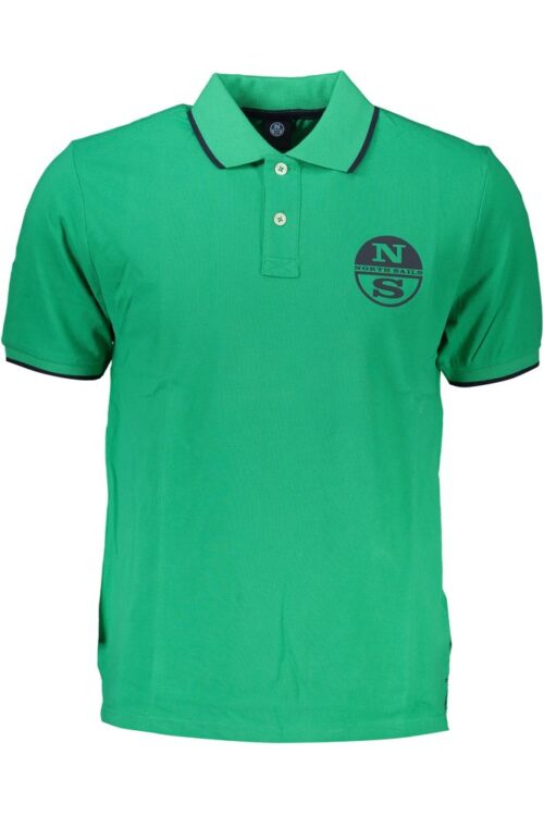 North Sails Green Cotton Polo Shirt
