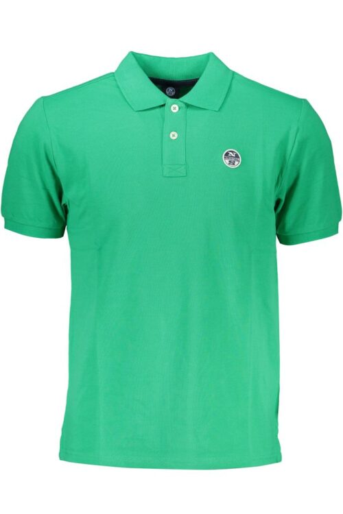 North Sails Green Cotton Polo Shirt
