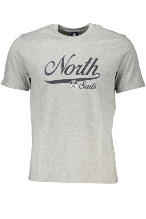 North Sails Gray Cotton T-Shirt