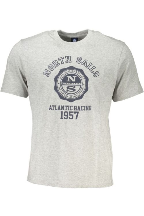 North Sails Gray Cotton T-Shirt