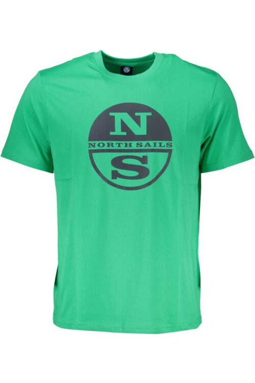 North Sails Green Cotton T-Shirt