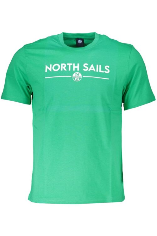 North Sails Green Cotton T-Shirt