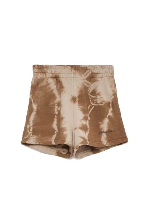 Hinnominate Chic Brown Printed Cotton Shorts