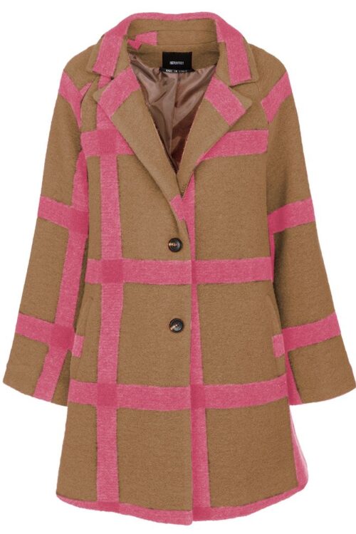 Imperfect Chic Wool Blend Autumn Coat