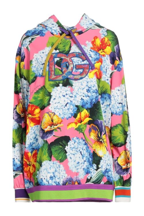 Dolce & Gabbana Iconic Floral Viscose Hoodie