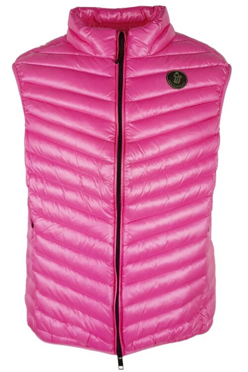 Centogrammi Chic Pink Nylon Down Vest for Her