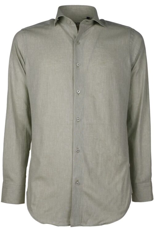 Made in Italy Army Cotton Shirt