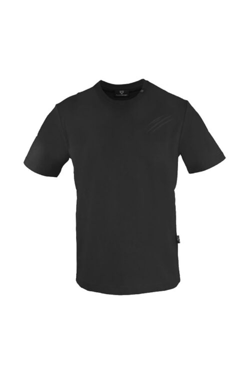 Plein Sport Sleek Cotton Tee with Signature Scratch Logo