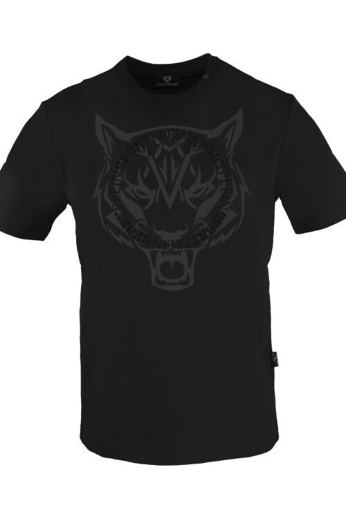 Plein Sport Sleek Cotton Tee with Signature Print