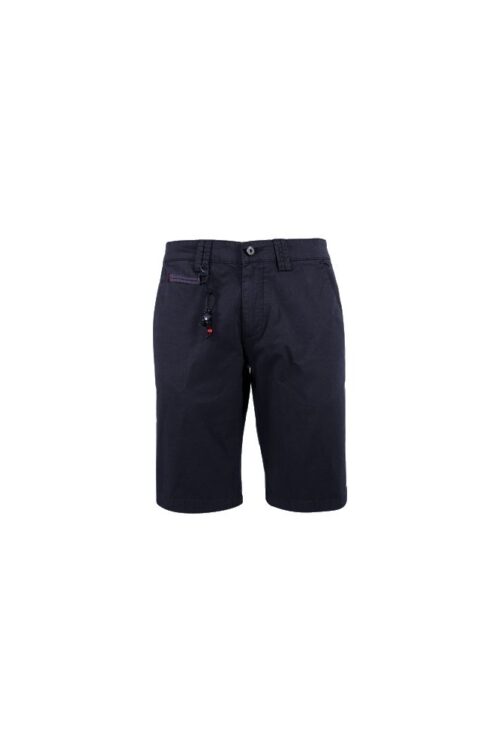 Yes Zee Chic Blue Cotton Bermuda Shorts for Men