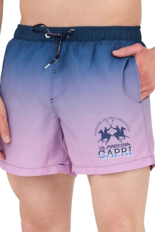 La Martina Dapper Multicolor Men’s Boxer Swim Shorts