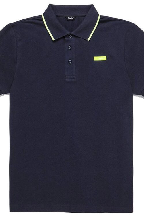 Refrigiwear Elegant Cotton Polo Shirt with Contrast Accents