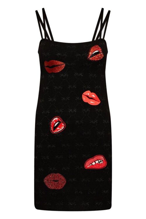 Chic Multicolor PINKO Dress with Bright Accents