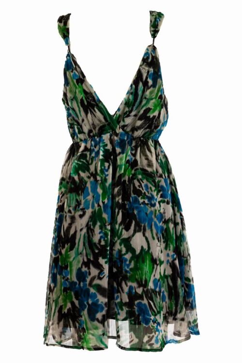 PINKO Chic Black Textured Logo Dress