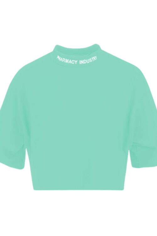 Pharmacy Industry Green Cotton Tops & T-Shirt