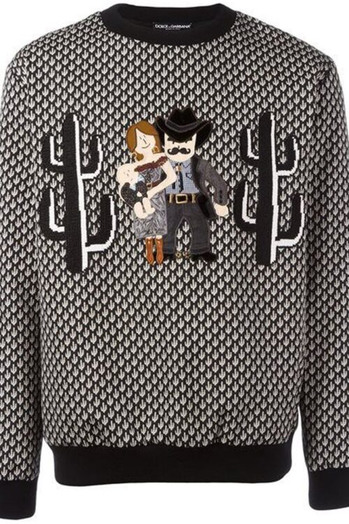 Dolce & Gabbana Black Polyester Sweater