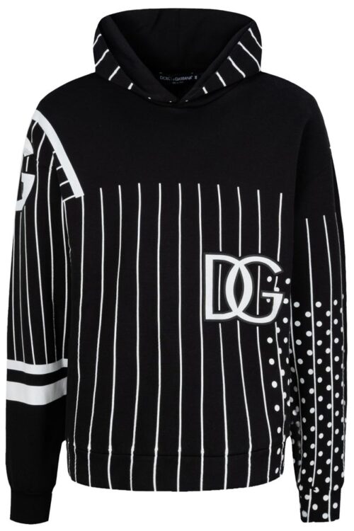 Dolce & Gabbana Black Cotton Sweater