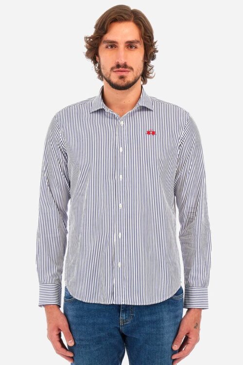 La Martina White Cotton Shirt