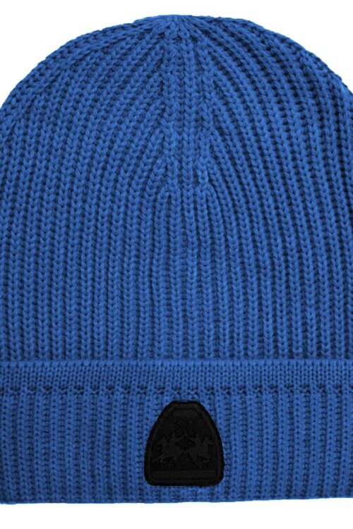 La Martina Light Blue Polyester Hats & Cap