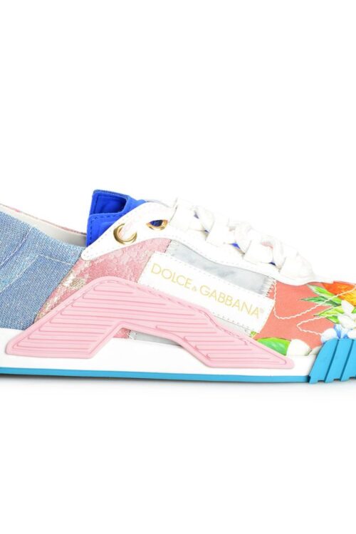 Dolce & Gabbana Multicolor Cotton Sneaker