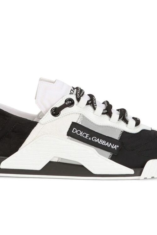 Dolce & Gabbana Black Cotton Sneaker