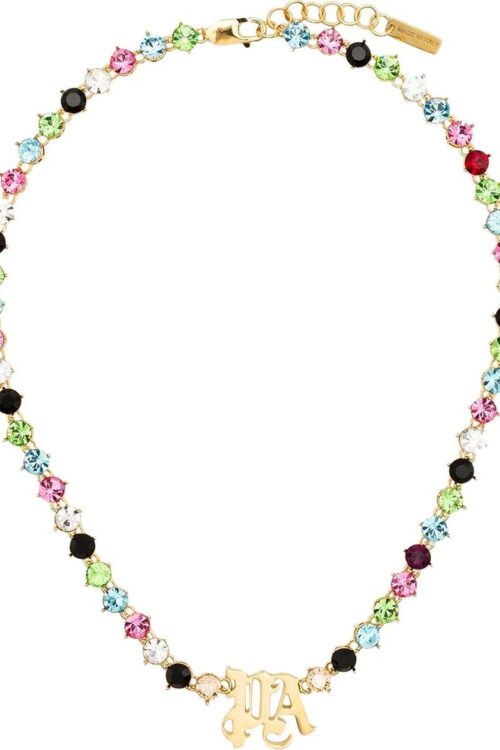 Palm Angels Multicolor Strass Necklace