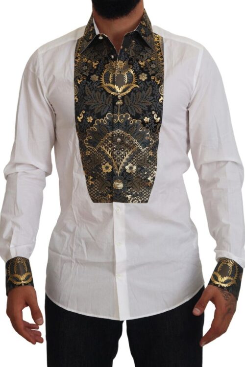 Dolce & Gabbana White Cotton Shirt