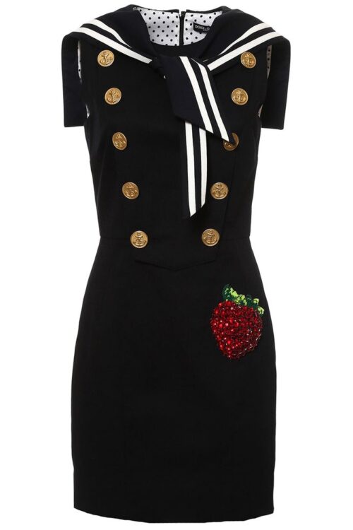 Dolce & Gabbana Blue Cotton Dress