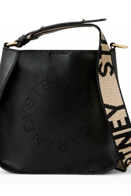 Stella McCartney Black Polyethylene Crossbody Bag