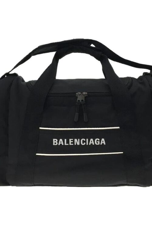 Balenciaga Black Nylon Luggage And Travel