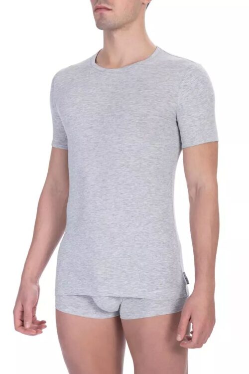 Bikkembergs Elegant Crew Neck Cotton Blend T-Shirt