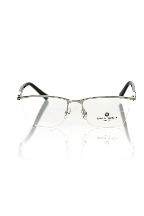 Frankie Morello Elegant Black Clubmaster Eyeglasses
