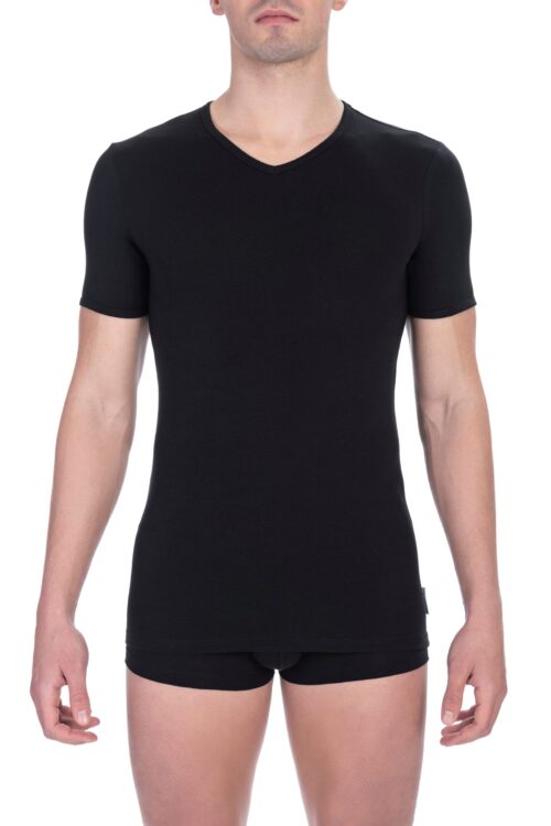Bikkembergs Sleek Bi-Pack V-Neck T-Shirt Ensemble