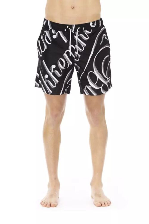 Bikkembergs Sleek All-over Print Men’s Swim Shorts