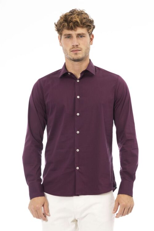 Baldinini Trend Elegant Italian-Crafted Red Shirt for Men