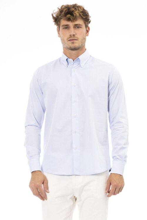 Baldinini Trend Elegant Light Blue Italian Shirt