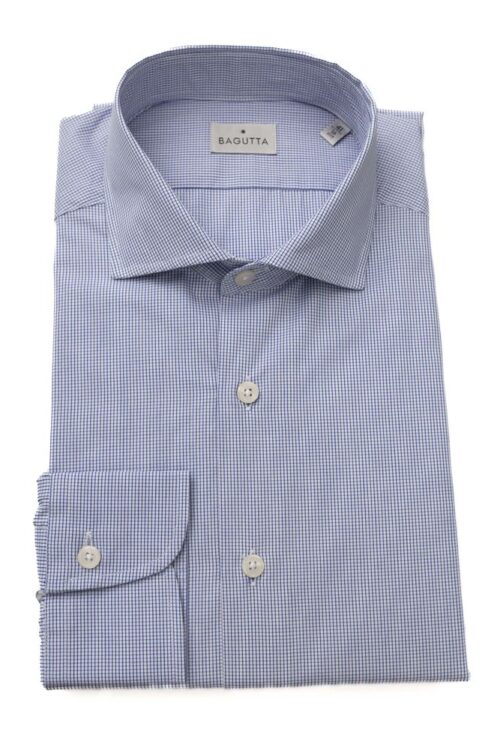 Bagutta Elegant Cotton French Collar Dress Shirt