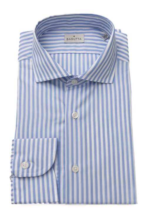 Bagutta Elegant Medium Fit French Collar Shirt
