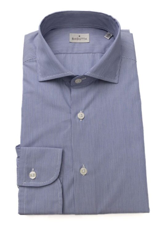 Bagutta Elegant Medium Fit French Collar Shirt