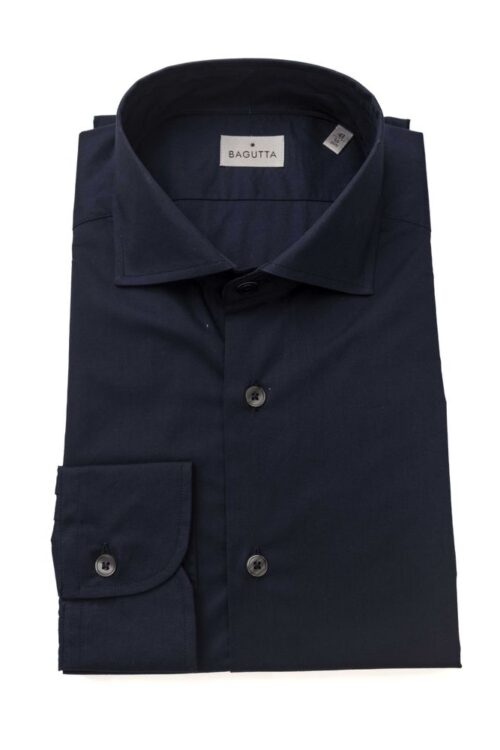Bagutta Elegant Slim Fit French Collar Shirt
