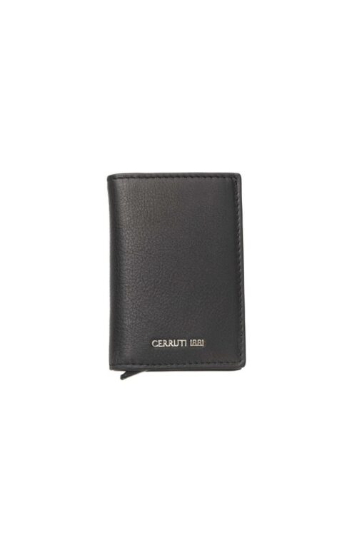 Cerruti 1881 Elegant Black Calf Leather Wallet