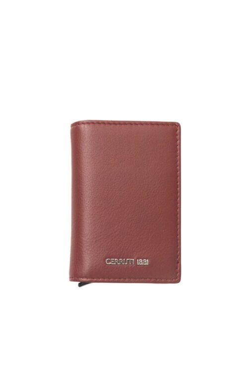 Cerruti 1881 Elegant Red Calf Leather Wallet