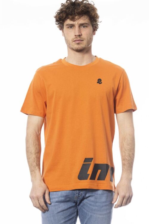 Invicta Vibrant Orange Crew Neck Logo Tee